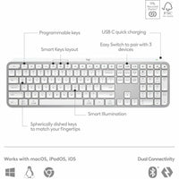 Logitech 920-011559 MX Keys S Wireless Keyboard - Fluid Precise Quiet Typing