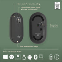 Logitech 920012061 Pebble 2 Combo, Wireless Keyboard and Mouse