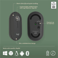 Logitech 920012200 Pebble 2 Combo for Mac, Wireless Keyboard and Mouse