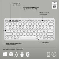 Logitech 920012201 Pebble 2 Combo for Mac, Wireless Keyboard and Mouse - Slim