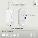 Logitech 920012201 Pebble 2 Combo for Mac, Wireless Keyboard and Mouse - Slim