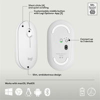 Logitech 920012201 Pebble 2 Combo for Mac, Wireless Keyboard and Mouse - Slim