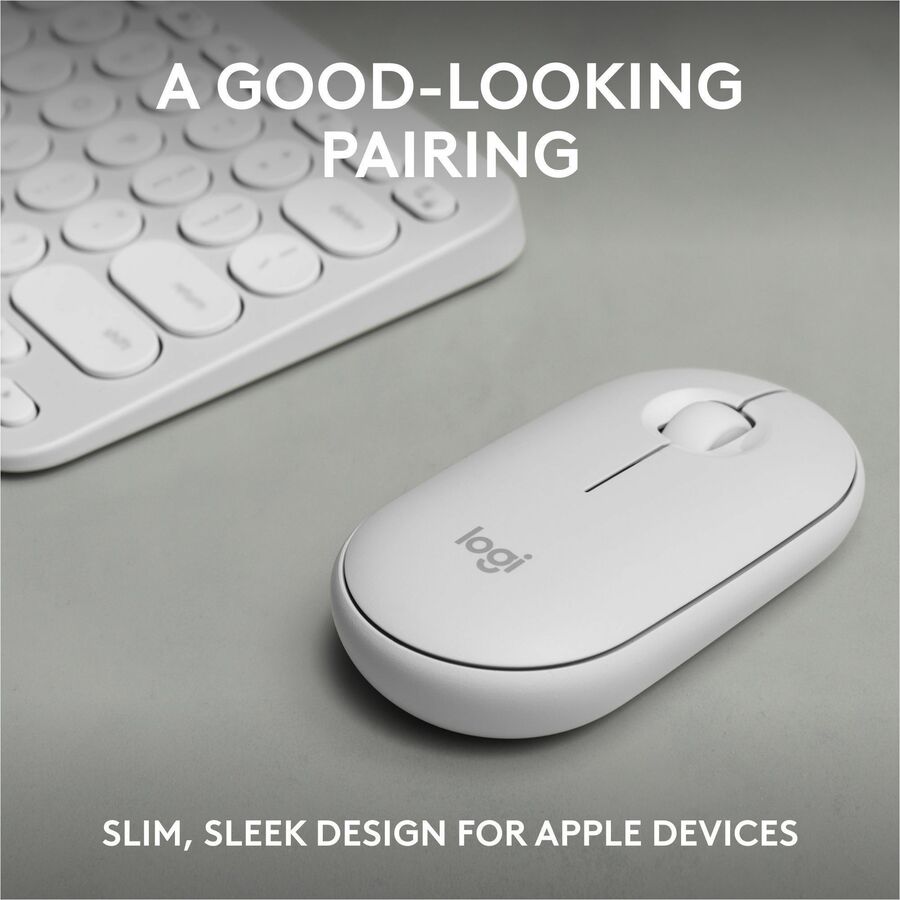 Logitech 920012201 Pebble 2 Combo for Mac, Wireless Keyboard and Mouse - Slim