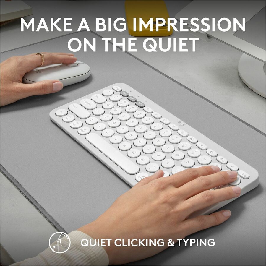 Logitech 920012201 Pebble 2 Combo for Mac, Wireless Keyboard and Mouse - Slim