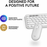 Logitech 920012201 Pebble 2 Combo for Mac, Wireless Keyboard and Mouse - Slim