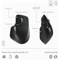 Logitech 920-012274 MX Keys S Combo - Performance Wireless Keyboard and Mouse