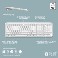 Logitech 920012429 Signature Slim K950 Wireless Keyboard - Sleek Design