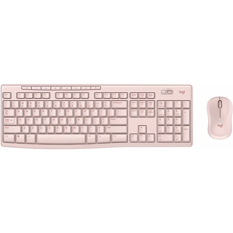Logitech 920-013270 MK270 Wireless Keyboard and Mouse Combo - Rose