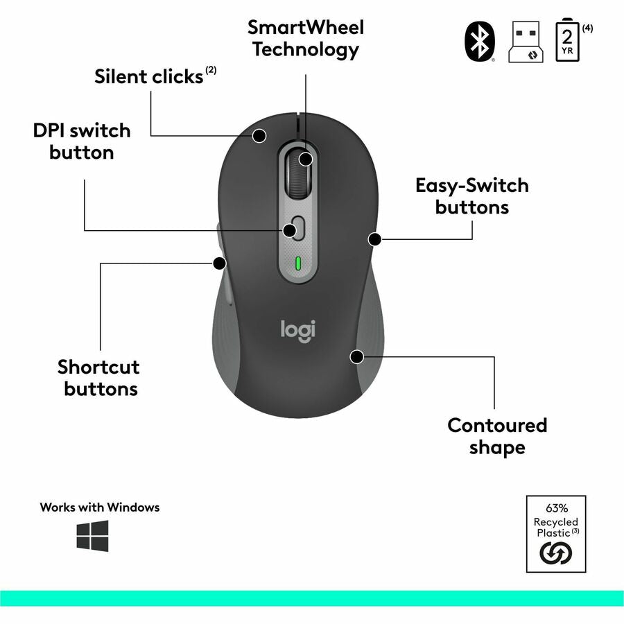 Logitech 920-013271 Signature Slim MK955 Combo - Wireless Keyboard and Mouse