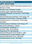 Logitech 920-013290 MK270 Wireless Keyboard and Mouse Combo - Off White