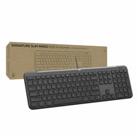 Logitech 920-013302 Signature Slim Wired K620 for Business, Full-Size Keyboard