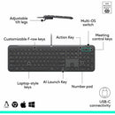 Logitech 920-013302 Signature Slim Wired K620 for Business, Full-Size Keyboard