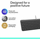 Logitech 920-013302 Signature Slim Wired K620 for Business, Full-Size Keyboard