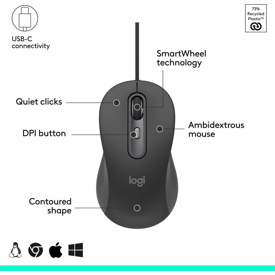 Logitech 920-013303 Signature Slim Wired Combo MK625 Keyboard & Mouse