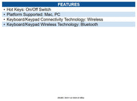 Logitech 920-013442 K250 Bluetooth Keyboard with Numpad, Easy Connectivity