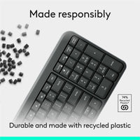 Logitech 920-013442 K250 Bluetooth Keyboard - Wireless - Graphite