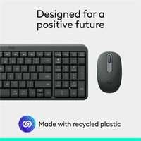 Logitech 920-013510 MK250 Bluetooth Wireless Mouse and Keyboard Combo