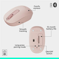 Logitech 920-013512 MK250 Bluetooth Wireless Mouse and Keyboard Combo