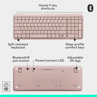 Logitech 920-013512 MK250 Bluetooth Wireless Mouse and Keyboard Combo