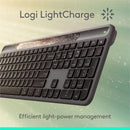 Logitech 920-013755 Signature Slim Solar Wireless Keyboard - Bluetooth