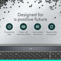 Logitech 920-013755 Signature Slim Solar Wireless Keyboard - Bluetooth