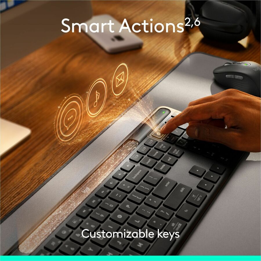 Logitech 920-013755 Signature Slim Solar Wireless Keyboard - Bluetooth