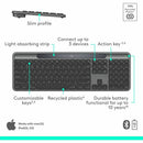 Logitech 920-013786 Signature Slim Solar - Keyboard - Wireless - Bluetooth