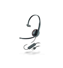 Plantronics 209744-104 Blackwire C3210 Black Monaural USB-A Headset