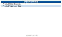 Logitech 952-000056 Rally Bar Lens Cap, Graphite
