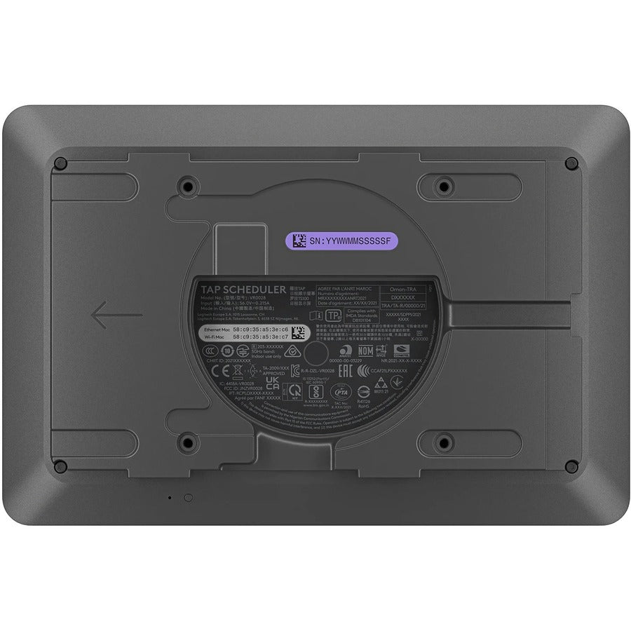 Logitech 952000091 Tap Scheduler Purpose-Built Scheduling Panel for MeetingRooms