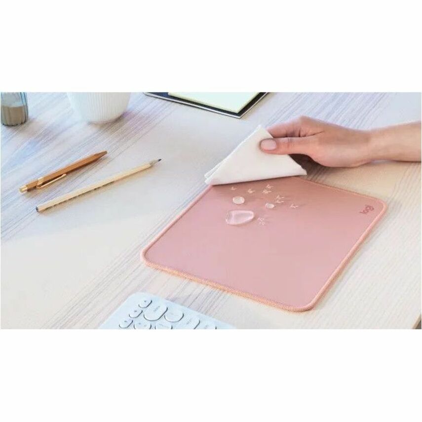 Logitech 956-000037 Studio Series Mouse Pad - Anti-slip - Dark Rose