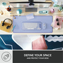 Logitech 956-000148 Desk Mat - Studio Series with Anti-slip Base - Lilac