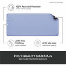 Logitech 956-000148 Desk Mat - Studio Series with Anti-slip Base - Lilac