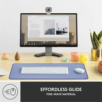 Logitech 956-000148 Desk Mat - Studio Series with Anti-slip Base - Lilac