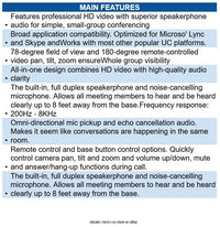 Logitech 960-000866 BCC950 ConferenceCam Desktop Video Conferencing Solution