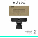 Logitech 960-001075 C925e Business Webcam, HD 1080p/30fps Video