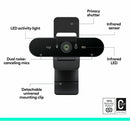 Logitech 960001105 Brio 4K Webcam for Business, biometrics login