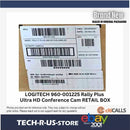 Logitech 960-001225 Rally Plus Ultra-HD ConferenceCam - Full HD - 30 fps