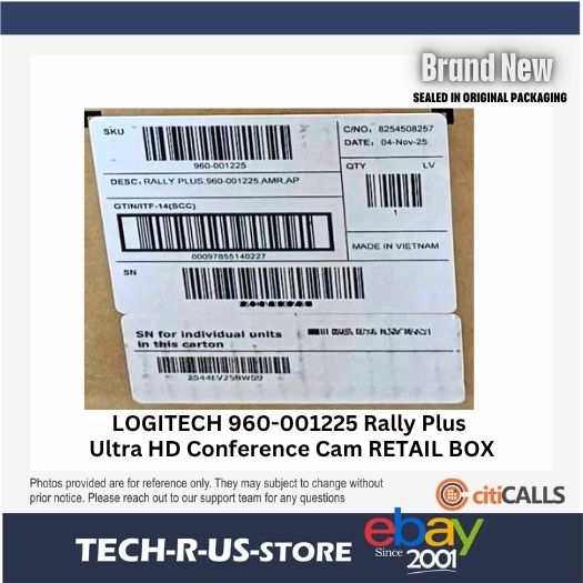 Logitech 960-001225 Rally Plus Ultra-HD ConferenceCam - Full HD - 30 fps