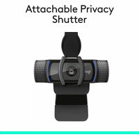 Logitech 960-001257 C920S Full HD Pro Webcam, 1080p/30fps Video Calling