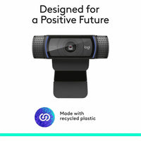 Logitech 960-001257 C920S Full HD Pro Webcam, 1080p/30fps Video Calling