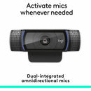 Logitech 960-001401 C920e HD 1080p Mic-Enabled Webcam, certified for Zoom