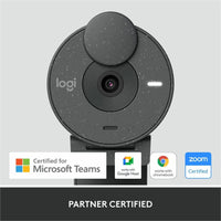 Logitech 960-001414 Brio 305 Full HD 1080P Webcam with Privacy Shutter