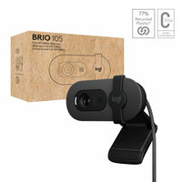 Logitech 960001579 Brio 105 Full HD 1080p Business Webcam w/ Auto-Light Balance