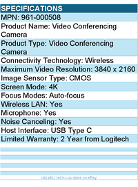 Logitech 961-000508 Mevo Core Wireless Live Streaming Camera, 4K Video Camera