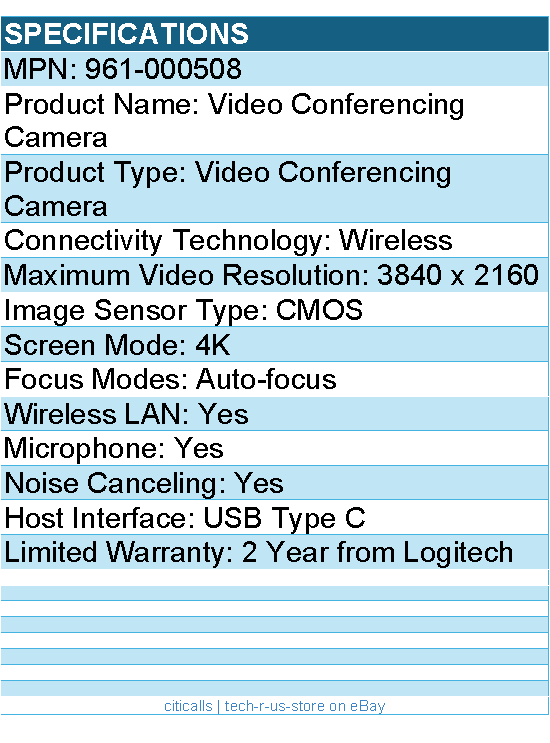 Logitech 961-000508 Mevo Core Wireless Live Streaming Camera, 4K Video Camera