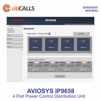 Aviosys IP9658T 9658 4 Port Network AC Web Power Switch Controller PING IP 9258