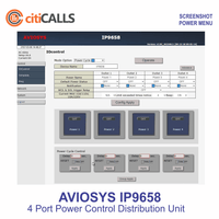 Aviosys IP9658T 9658 4 Port Network AC Web Power Switch Controller PING IP 9258