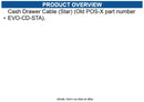 Custom America 977GF010000003 EVO-CD-STA Cash Drawer Cable (Star)
