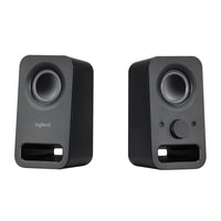 Logitech 980-000802 Multimedia Speakers Z150 w/ Clear Stereo Sound - Black